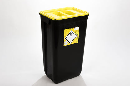 PB series clinical waste containers, black, volume 50l