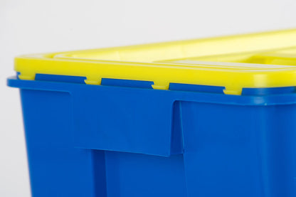 PPM series clinical waste containers, black, volume 50l