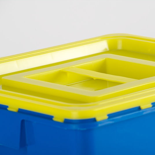 PPM series clinical waste containers, black, volume 50l