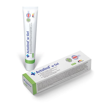 Protective moisturizing and healing gel for acute, chronic and infected wounds with antimicrobial effect, Actolind® w Gel