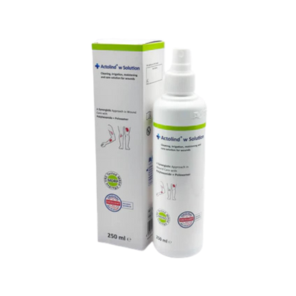 Antimicrobial wash for cleaning, moisturizing and wound care, Actolind® w Solution