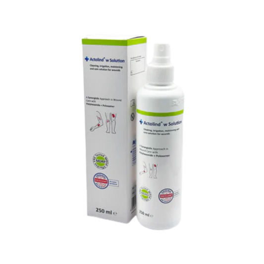 Antimicrobial wash for cleaning, moisturizing and wound care, Actolind® w Solution