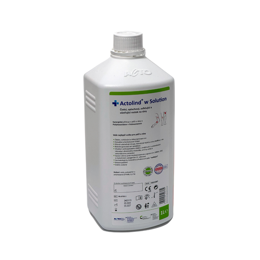 Antimicrobial wash for cleaning, moisturizing and wound care, Actolind® w Solution