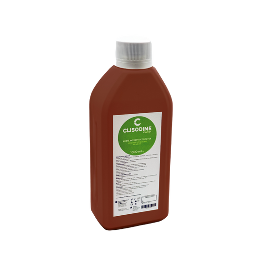 Kožní antiseptický roztok, Clisodine, láhev 1000ml