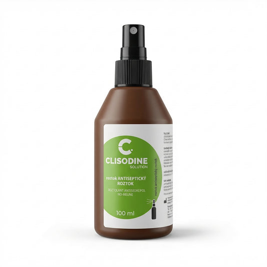 Kožní antiseptický roztok, Clisodine, sprej 100ml