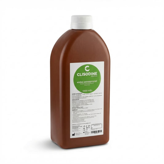 Kožní antiseptický roztok, Clisodine, láhev 1000ml
