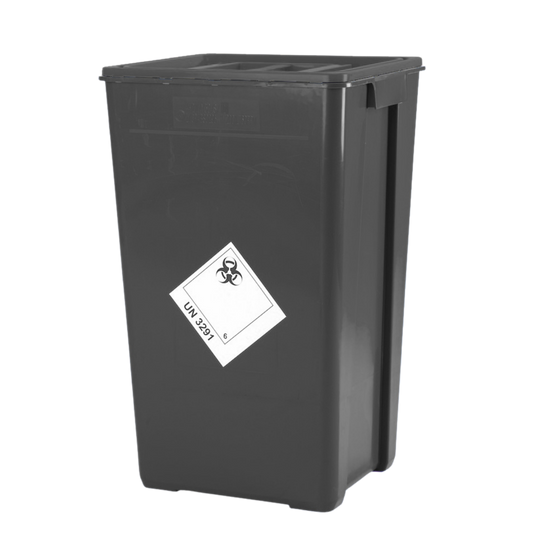 Nádoby na klinický odpad řady PPM, černá, objem 50l