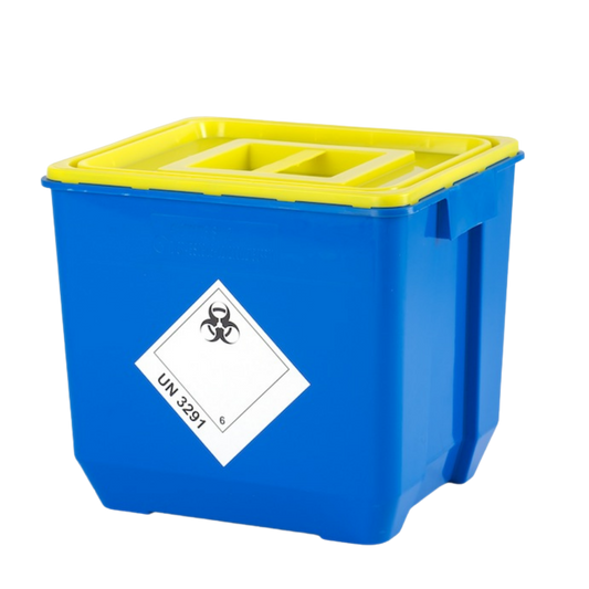 Nádoby na klinický odpad řady PPM, modrá, objem 30l