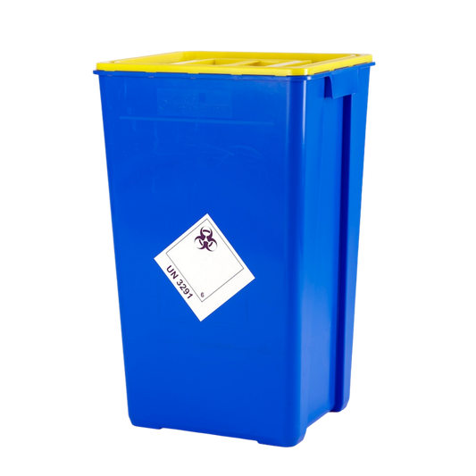 Nádoby na klinický odpad řady PPM, modrá, objem 60l